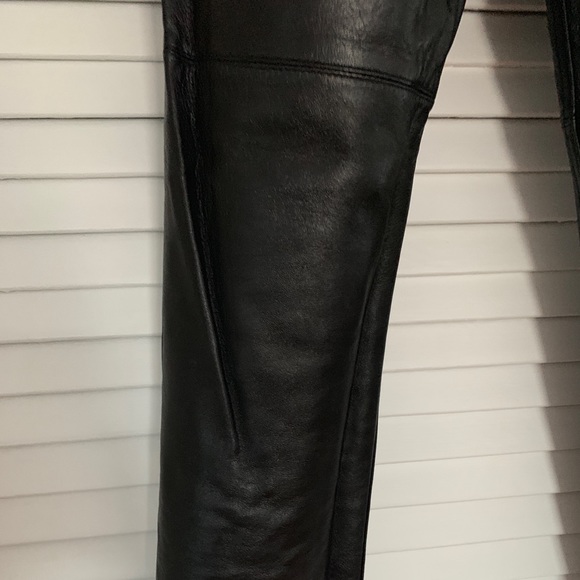 Hugo Buscati Leather Pants - Picture 4 of 11